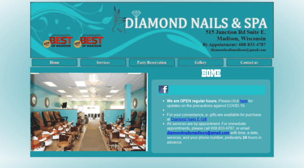 diamondnailsmadison.com