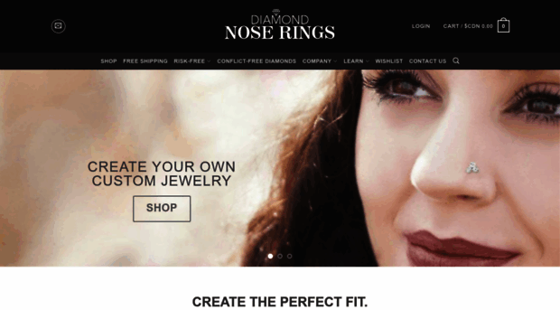 diamondnoserings.com