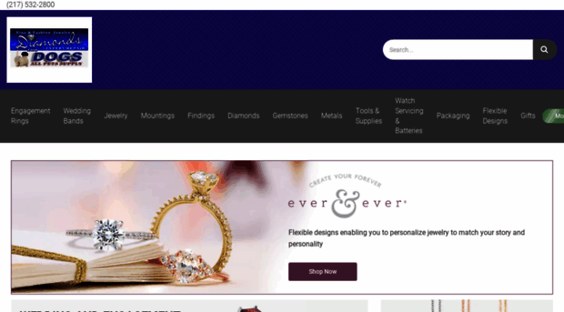 diamondsanddogs.jewelershowcase.com