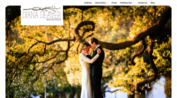 dianadeaverweddings.com