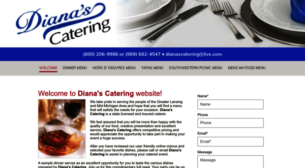 dianascatering.net