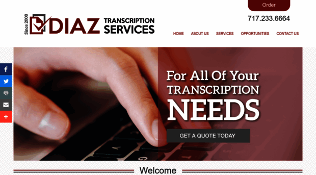 diaztranscription.com