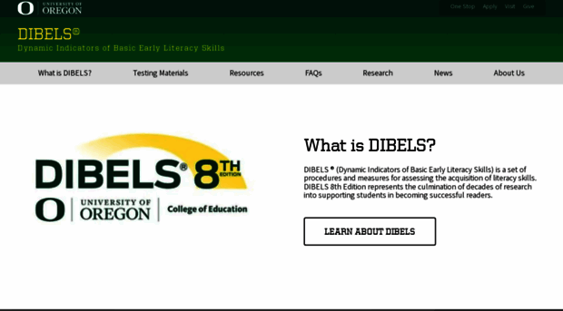 dibels.uoregon.edu