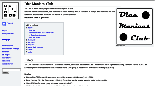 dicemaniacsclub.com