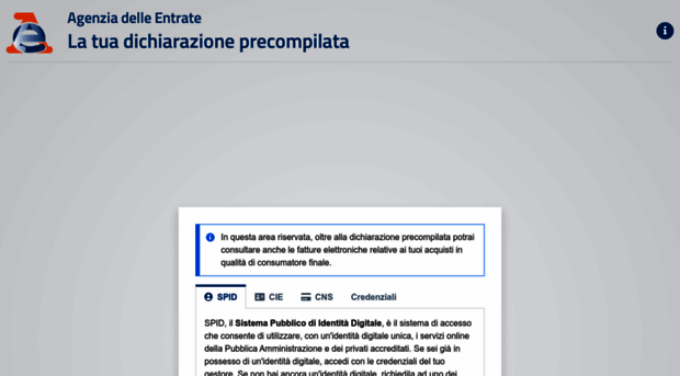 dichiarazioneprecompilata.agenziaentrate.gov.it