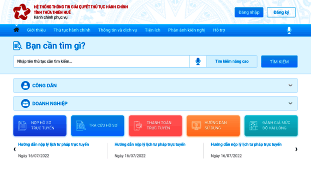 dichvucong.thuathienhue.gov.vn