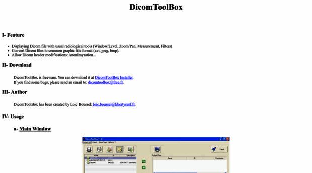 dicomtoolbox.free.fr