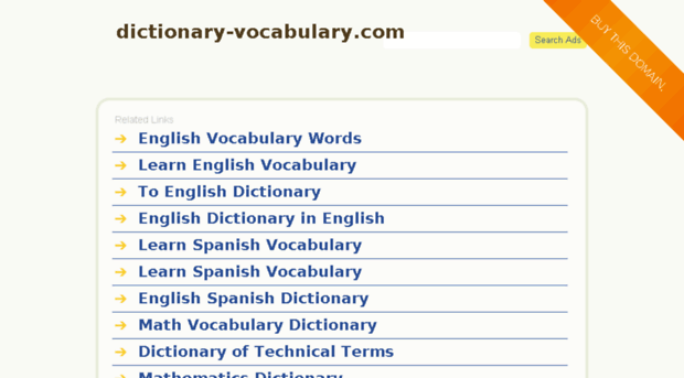 dictionary-vocabulary.com