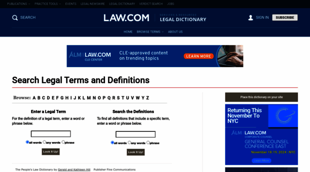 dictionary.law.com