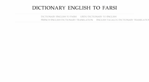 dictionaryenglishtofarsi.com