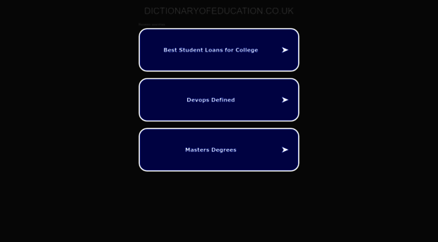 dictionaryofeducation.co.uk