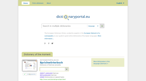 dictionaryportal.eu