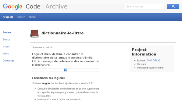 dictionnaire-le-littre.googlecode.com