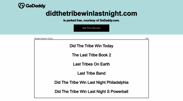 didthetribewinlastnight.com