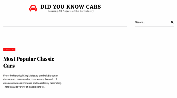 didyouknowcars.com