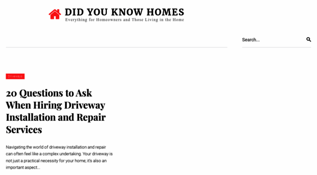 didyouknowhomes.com