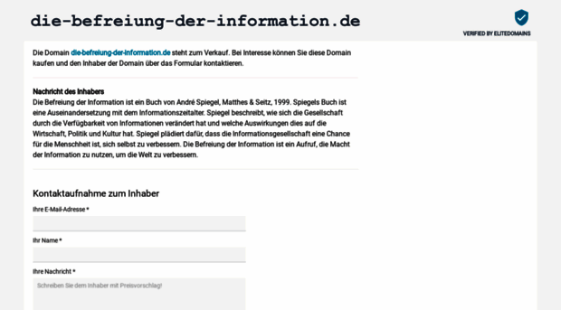 die-befreiung-der-information.de