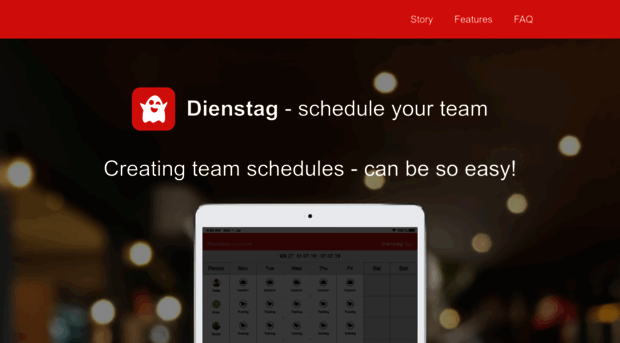 dienstag-app.com