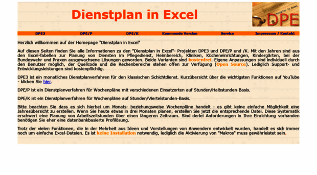 dienstplan-in-excel.de