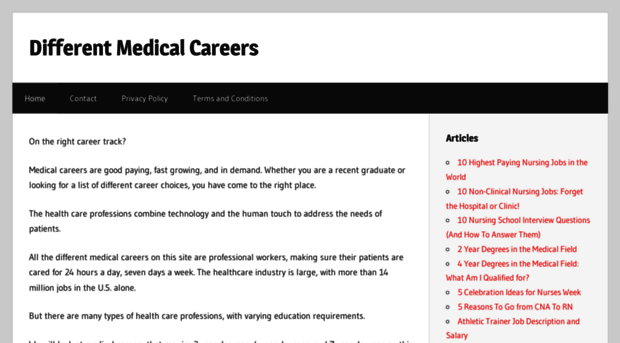 differentmedicalcareers.com