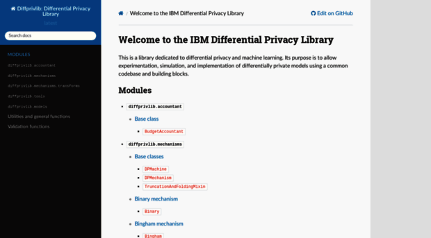 diffprivlib.readthedocs.io