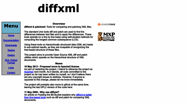 diffxml.sourceforge.net