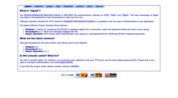 digest.sourceforge.net