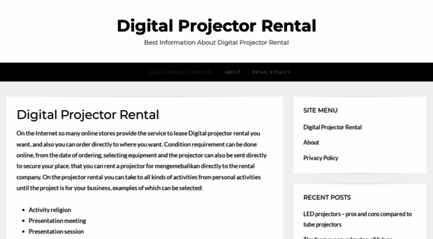 digital-projector-rental.com