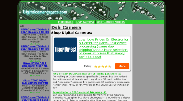 digitalcameraspecs.com