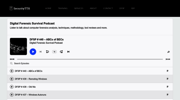 digitalforensicsurvivalpodcast.com