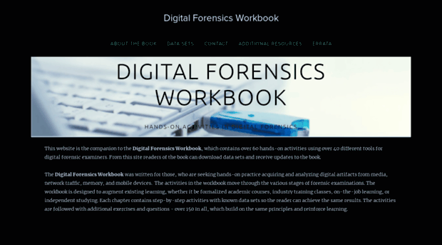 digitalforensicsworkbook.com