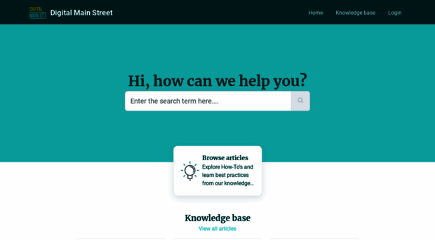 digitalmainstreet.freshdesk.com