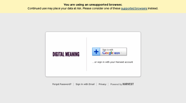 digitalmeaning.harvestapp.com