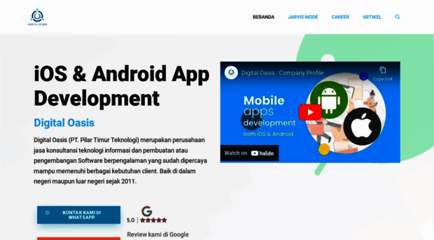 digitaloasis.co.id - Ai Company Landing Page - Digi... - Digital Oasis