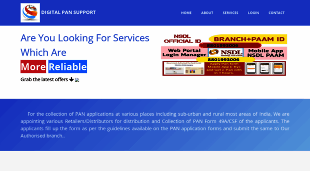 digitalpansupport.in
