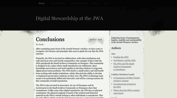 digitalstewardshipatthejwa.wordpress.com