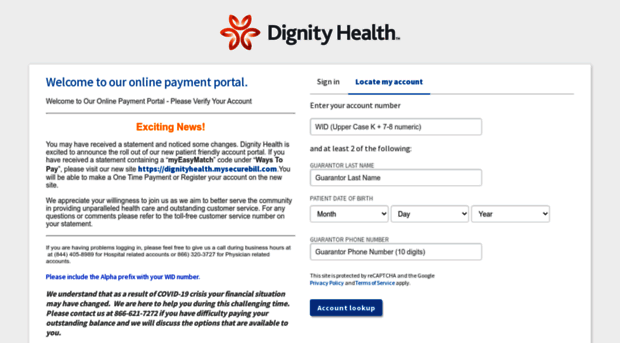 dignityhealth.myhealthcarepayments.com