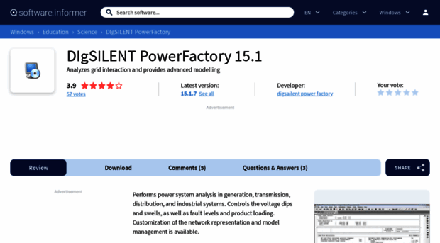 digsilent-powerfactory.software.informer.com