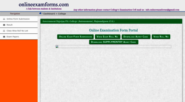 digvijay.onlineexamforms.com