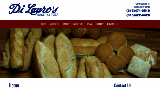 dilaurosbakeryandpizza.com