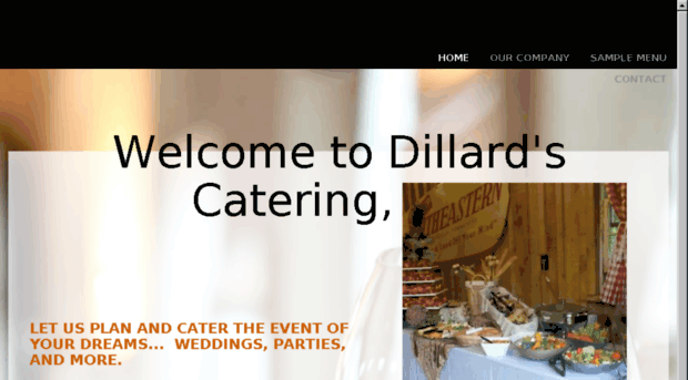 dillardscatering.com