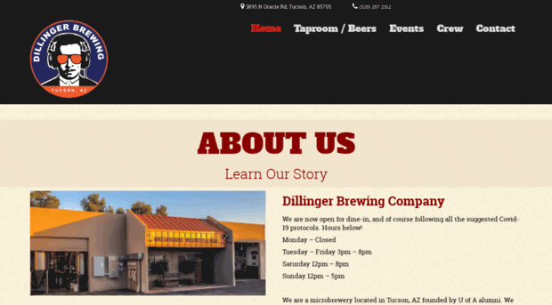 dillingerbrewing.com