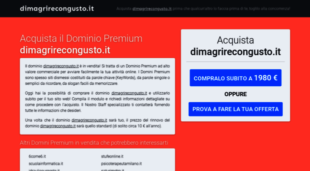 dimagrirecongusto.it