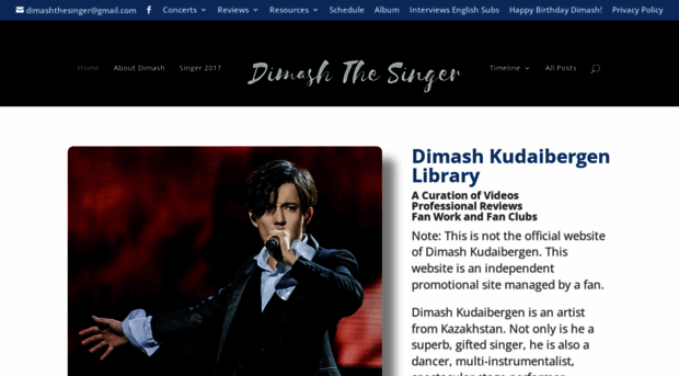 dimashthesinger.com