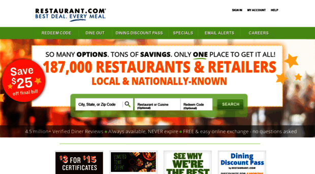 dinegift25.restaurant.com