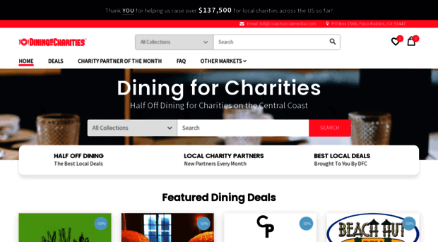 diningforcharities.com