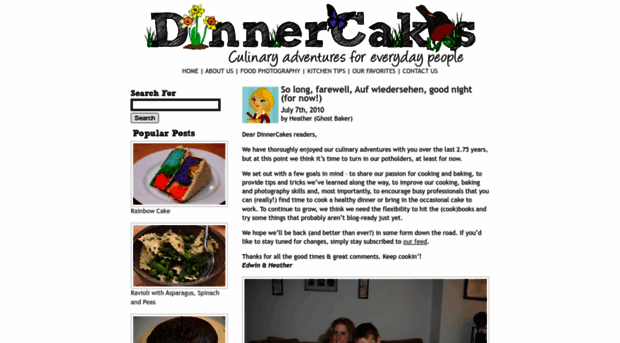 dinnercakes.com