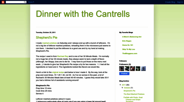 dinnerwiththecantrells.blogspot.com