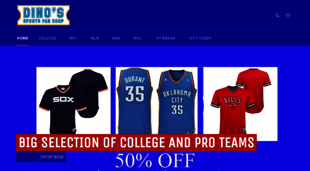 dinossportsfanshop.com