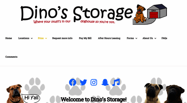 dinosstorage.com